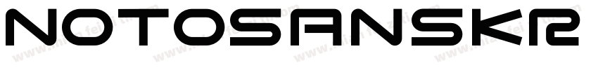 notosanskr regular字体转换